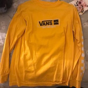 Long sleeve Vans shirt.